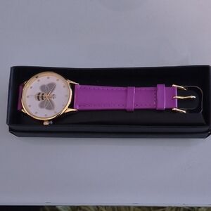 Avon Purple and Gold Women's Watch